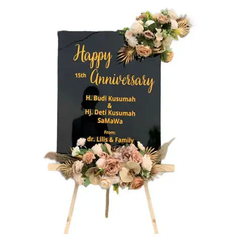 Papan Bunga Akrilik Pandes
