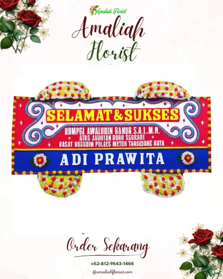 Papan Bunga Ucapan Selamat Pandes